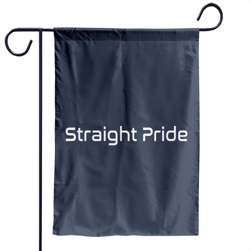 Straight Pride Garden Flags