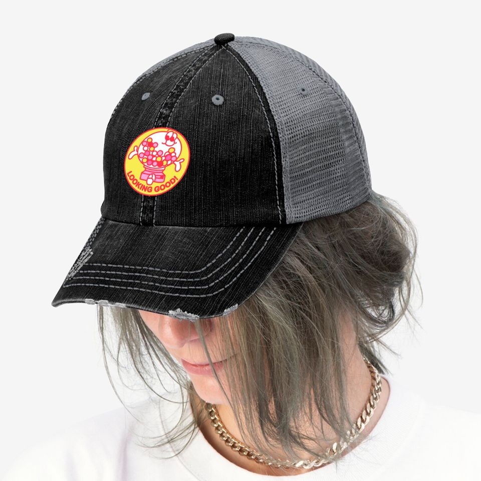 Scratch N Sniff Gumball Love - Retro Vintage Aesthetic - Trucker Hats
