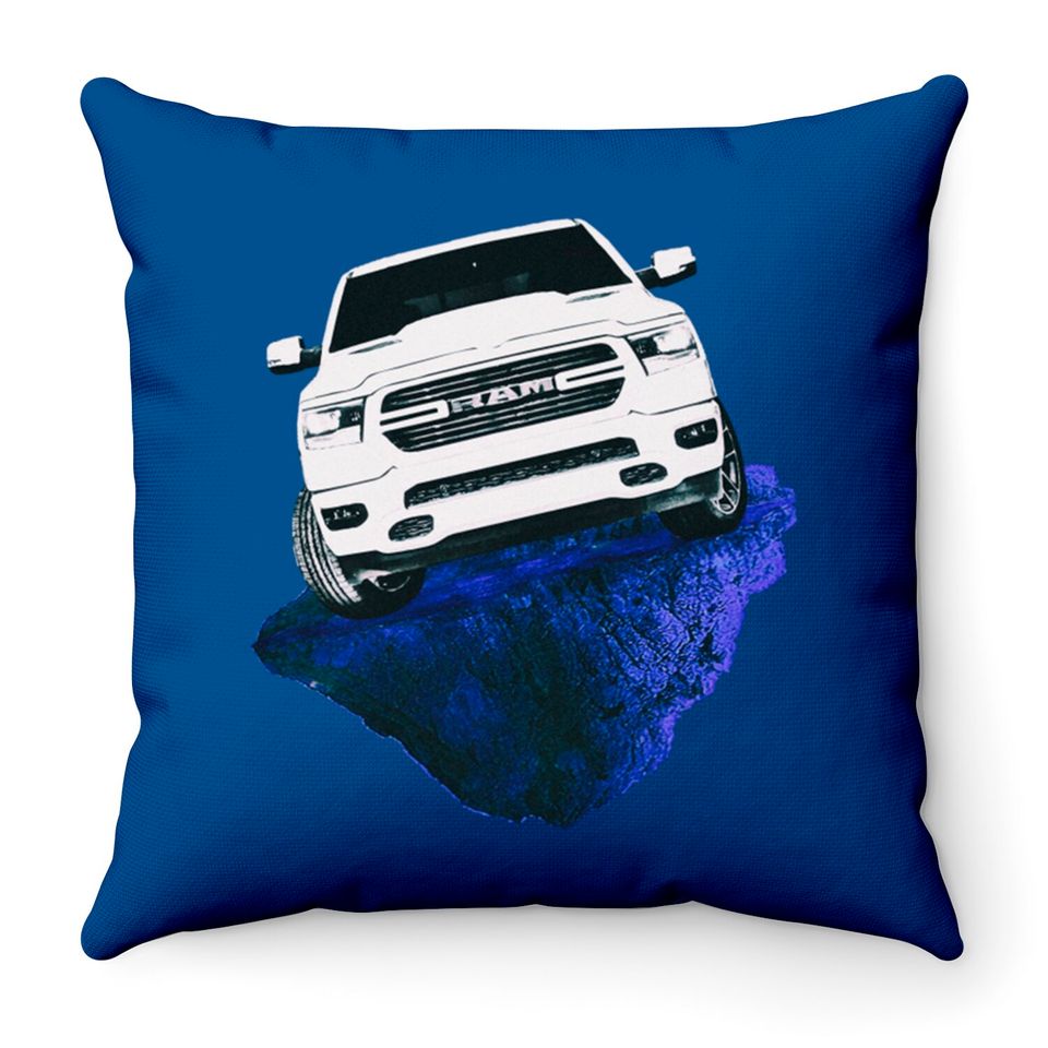RAM pickup truck - Ram Pickup - Throw Pillows
