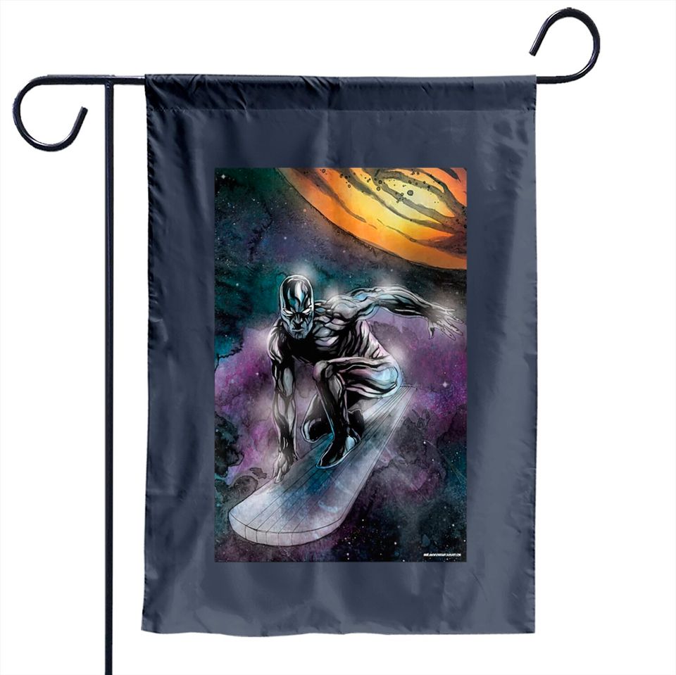 The Savior of Galaxies - Silver Surfer - Garden Flags