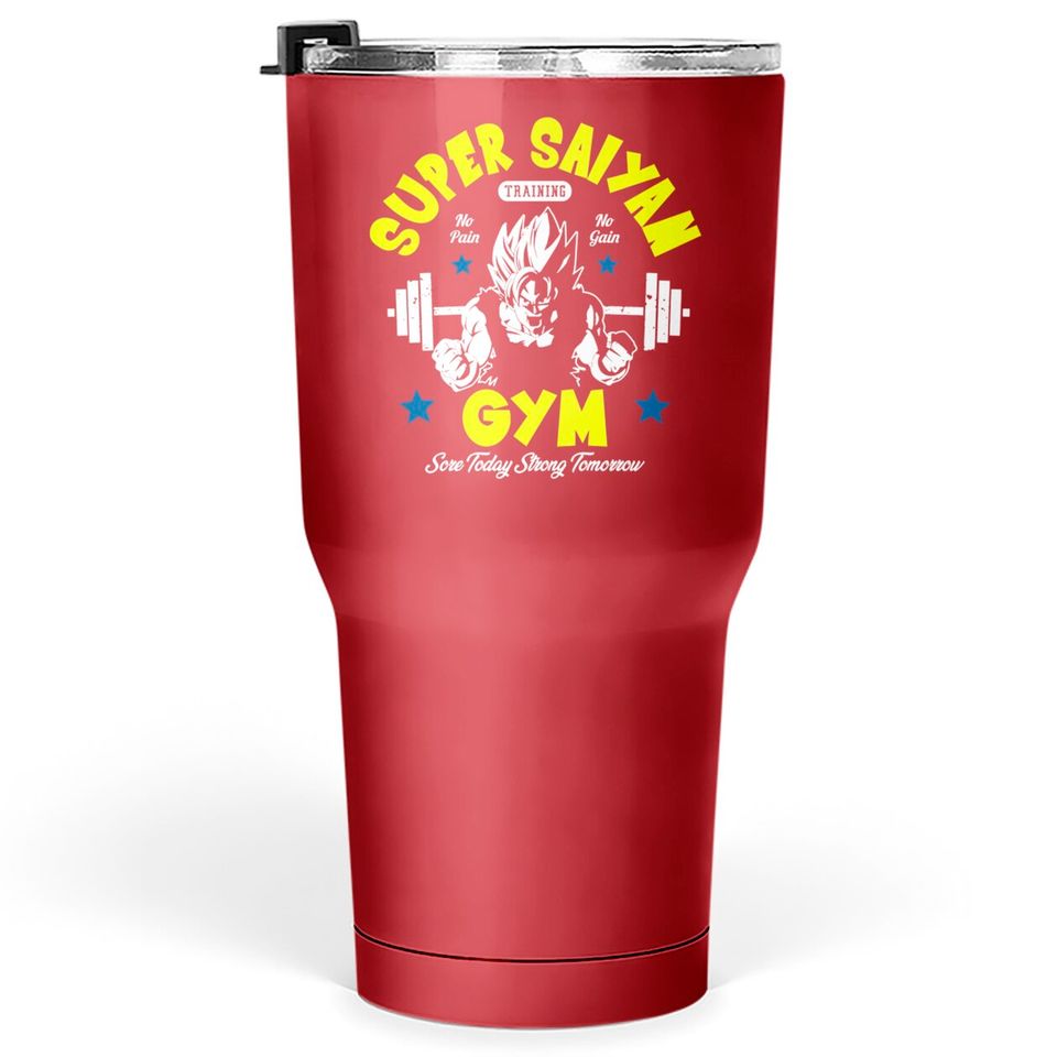 Super Saiyan Gym - Gym - Tumblers 30 oz