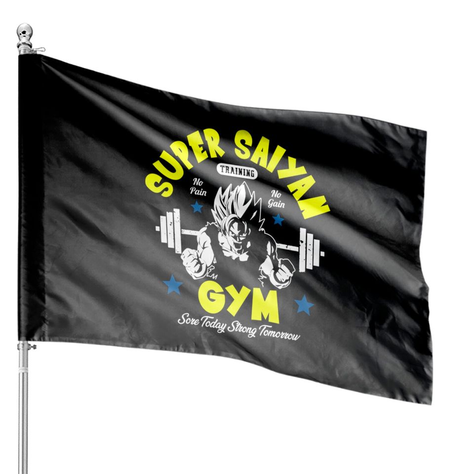Super Saiyan Gym - Gym - House Flags