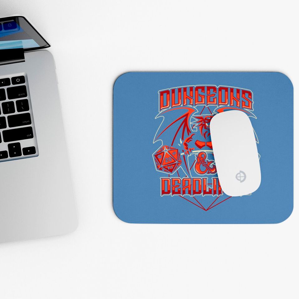 Dungeons and Deadlifts - Dungeons And Dragons - Mouse Pads