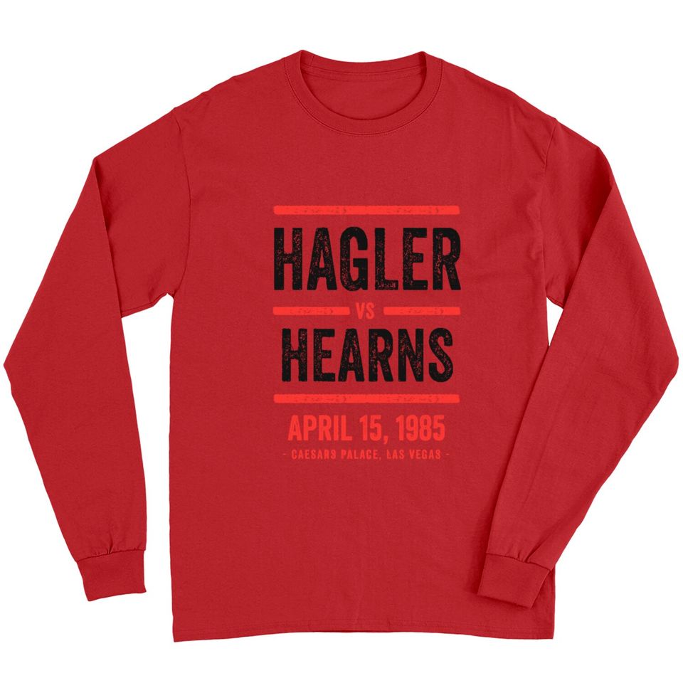 Hagler vs Hearns - Boxing - Long Sleeves