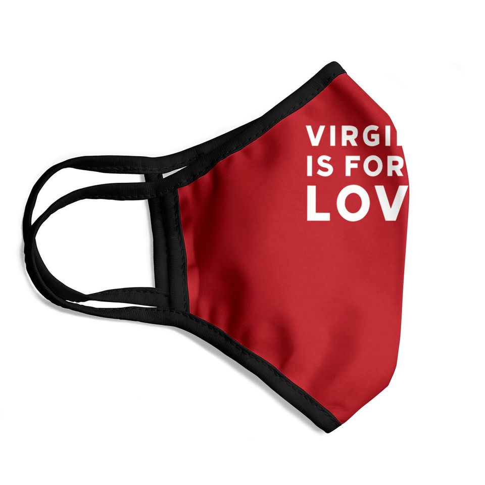 Virginia Is For Lovers Simple Vintage - Virginia Is For Lovers - Face Masks