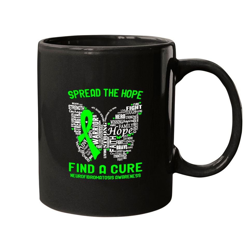 Spread The Hope Find A Cure Neurofibromatosis Awareness Mugs