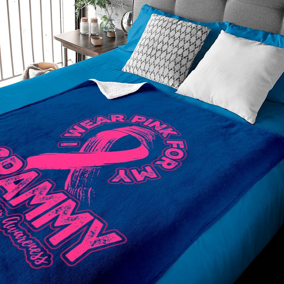 in this family no one fights breast cancer alone - Breast Cancer - Baby Blankets