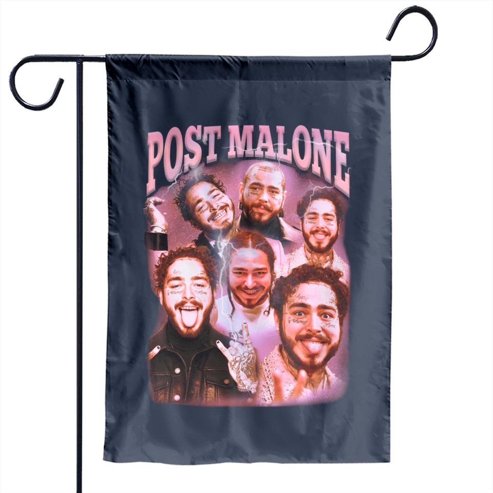 Post Malone Garden Flags, Post Malone Printed Graphic Garden Flags