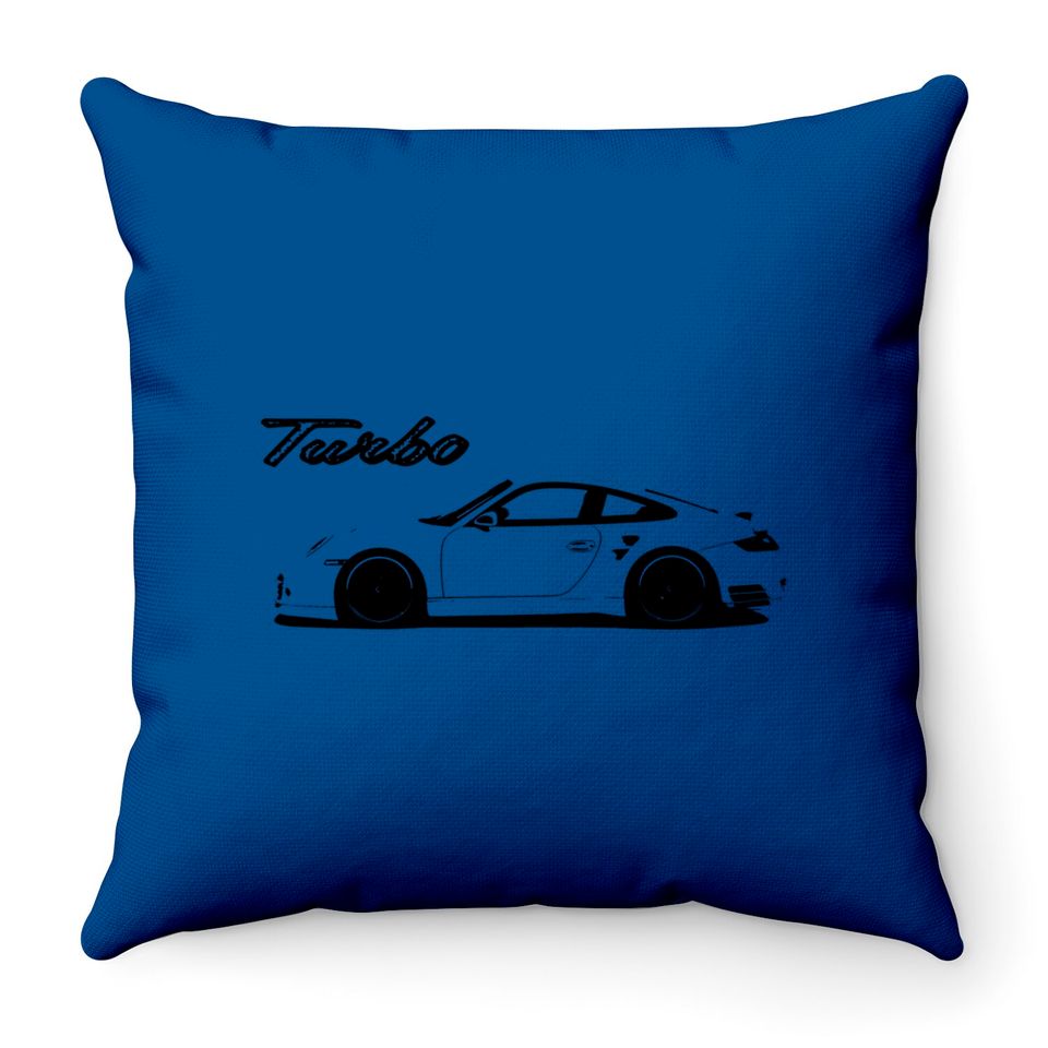 porsche turbo - Porsche Turbo - Throw Pillows