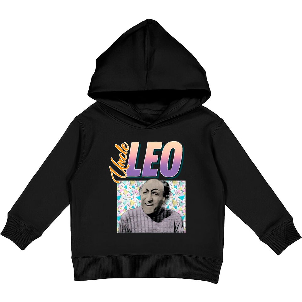 Uncle Leo 90s Style Aesthetic Design - Seinfeld Tv Show - Kids Pullover Hoodies