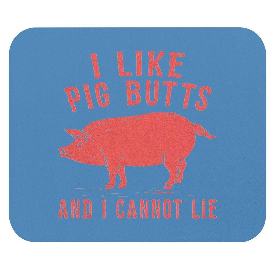 i like pig butts vintage - Pig Butts - Mouse Pads