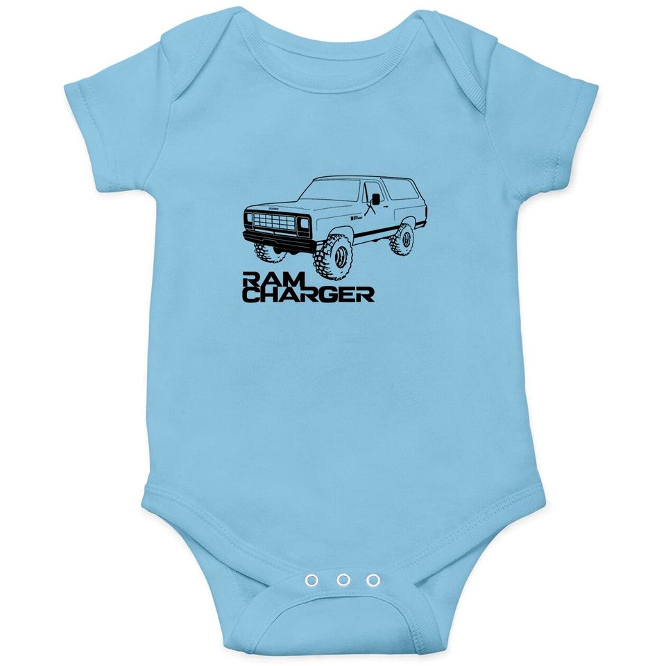 OBS Ram Charger Black Print - Ram Charger - Onesies