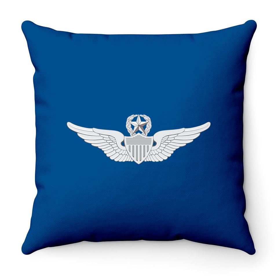 Army Master Aviator Throw Pillows