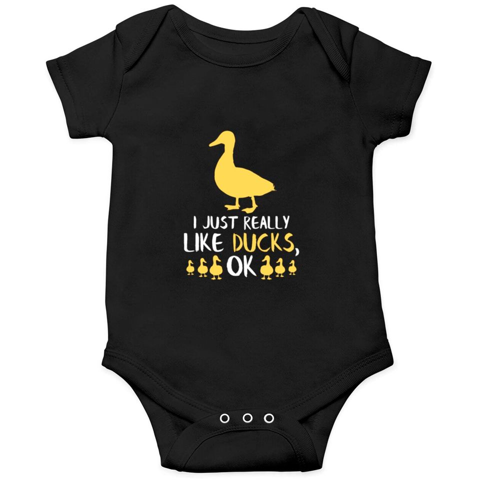Funny Duck Gifts Funny Bird Lover Fowl Animal Gift Onesies