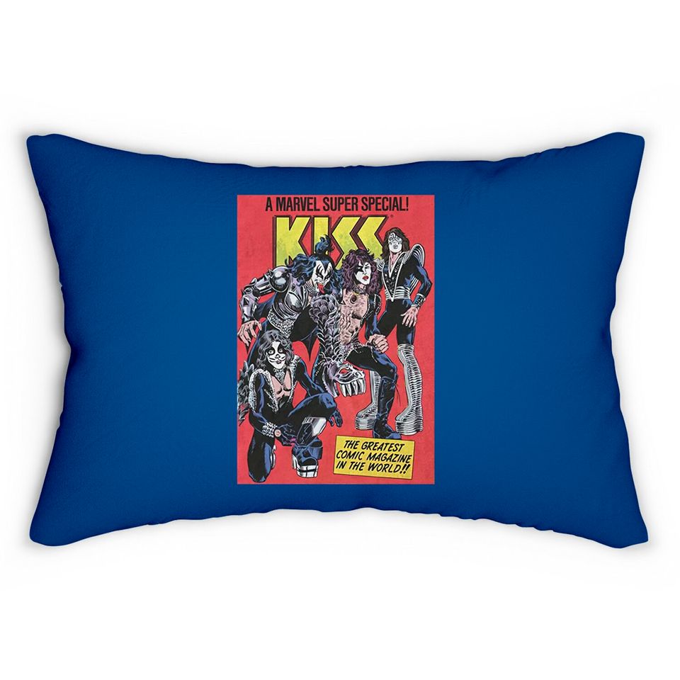 Marvel KISS Special Comic Cover Lumbar Pillows