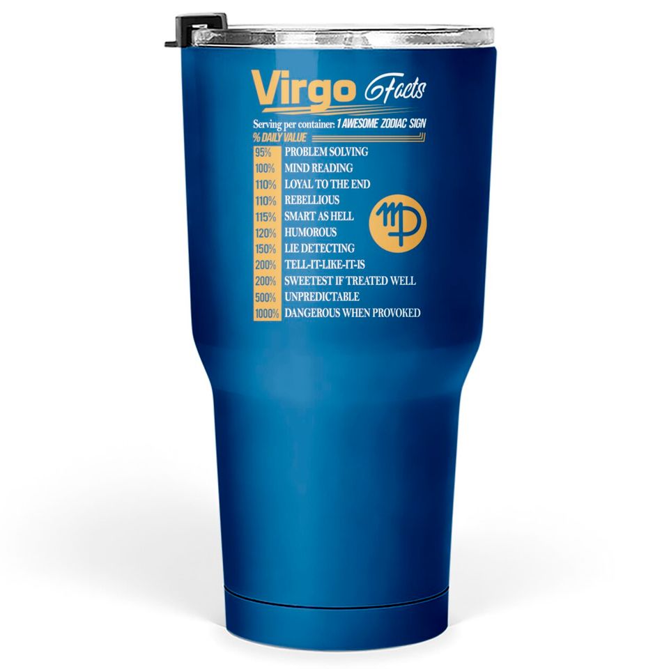 VIRGO FACTS - Virgo Facts - Tumblers 30 oz