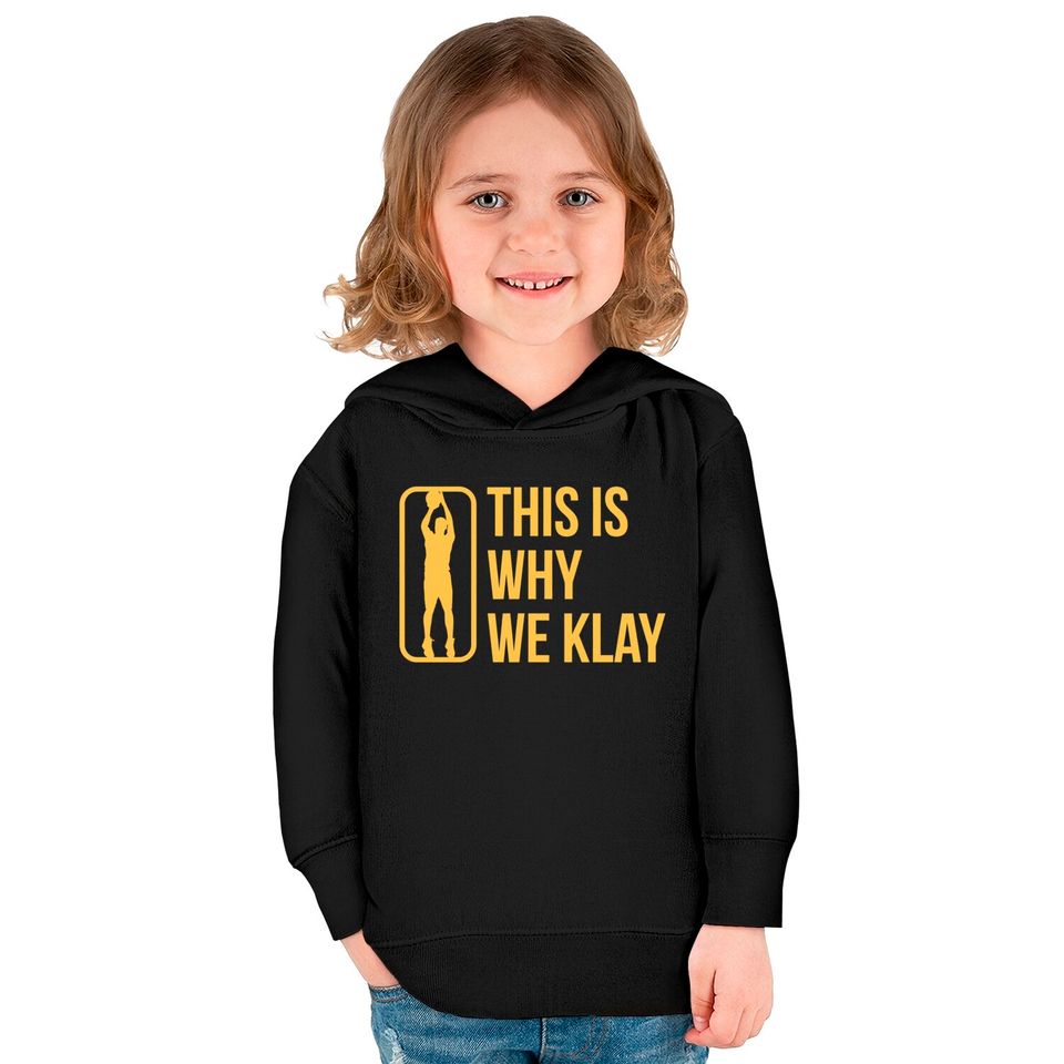 This Is Why We Klay 2 - Klay Thompson - Kids Pullover Hoodies