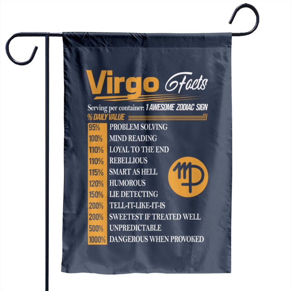 VIRGO FACTS - Virgo Facts - Garden Flags