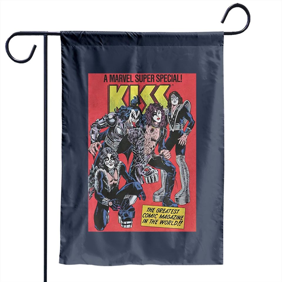 Marvel KISS Special Comic Cover Garden Flags