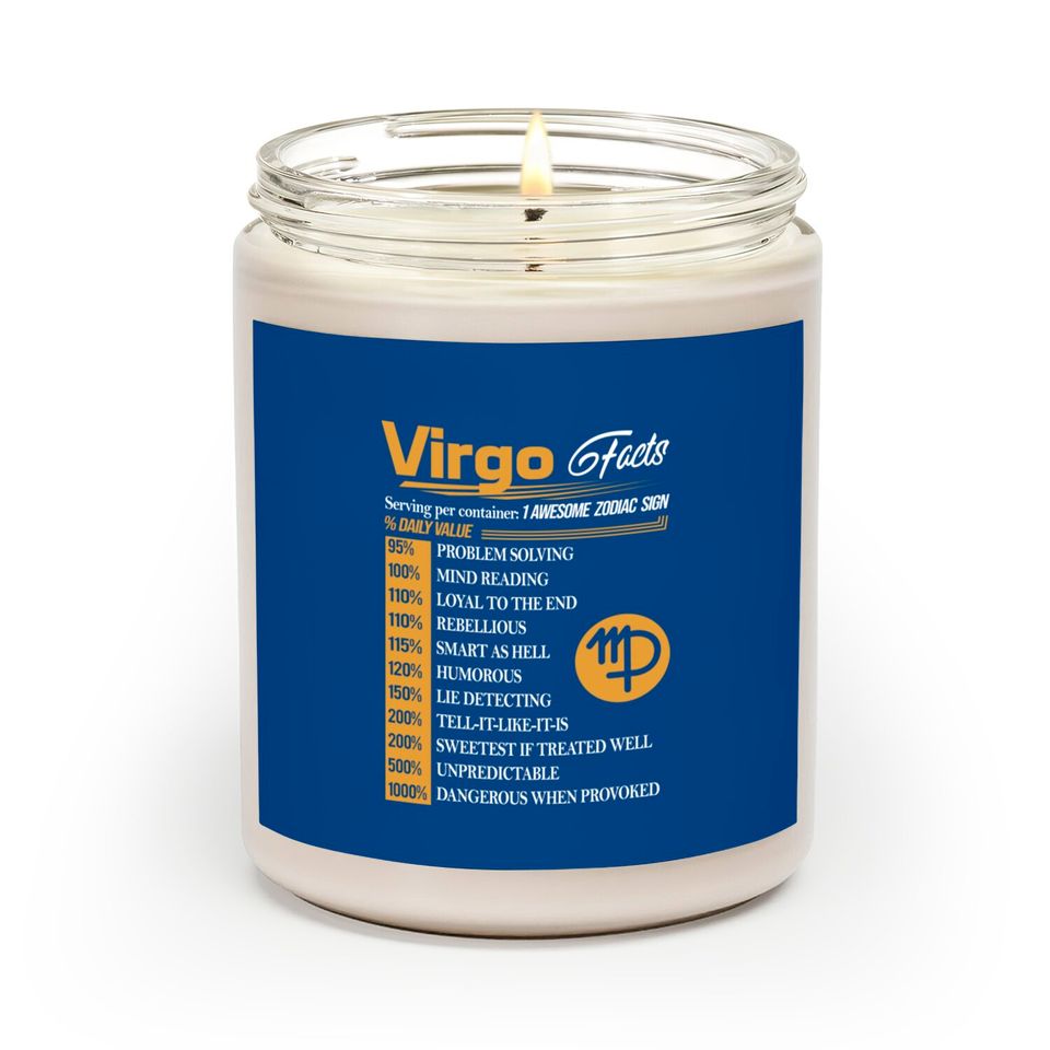 VIRGO FACTS - Virgo Facts - Scented Candles