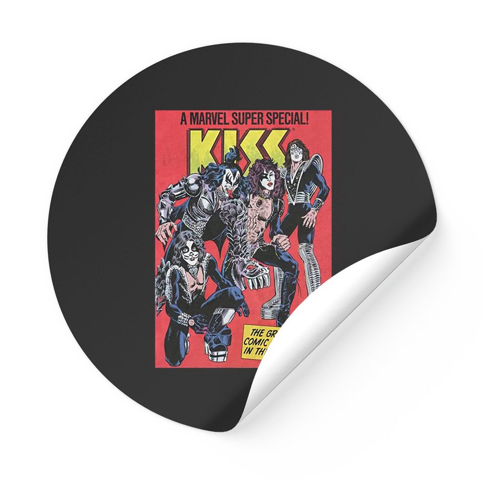 Marvel KISS Special Comic Cover Stickers