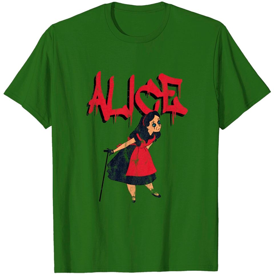 Alice In Wonderland Vs Alice Cooper - Alice Cooper - T-Shirt