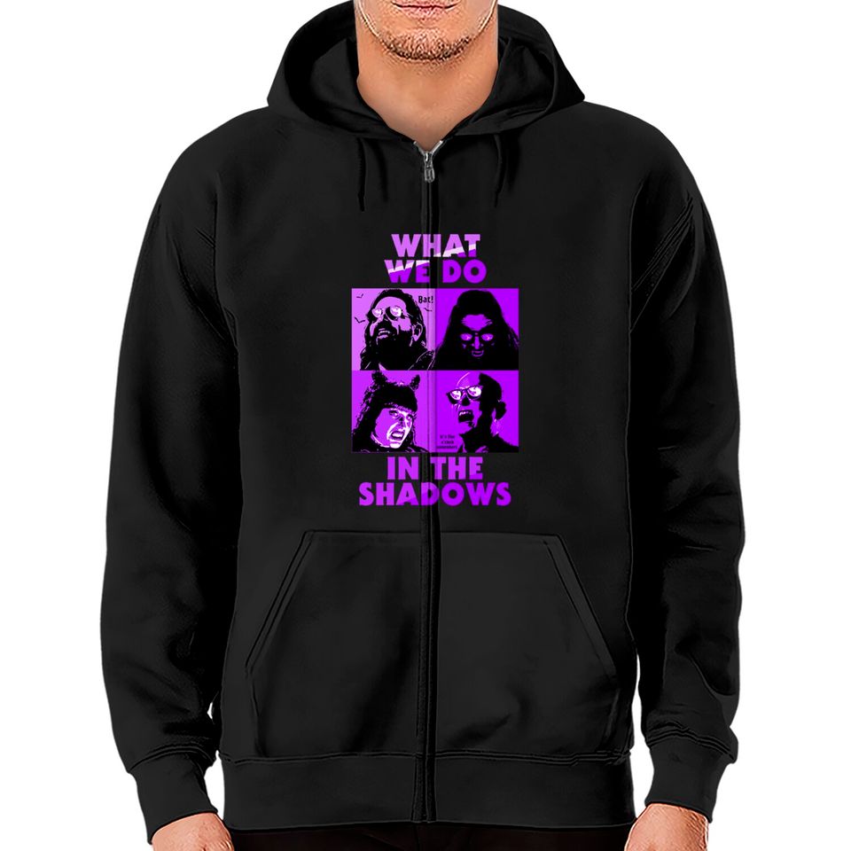Vintage what we do in the shadows - What We Do In The Shadows - Zip Hoodies