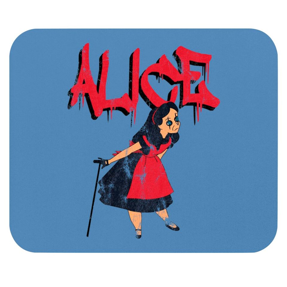 Alice In Wonderland Vs Alice Cooper - Alice Cooper - Mouse Pads
