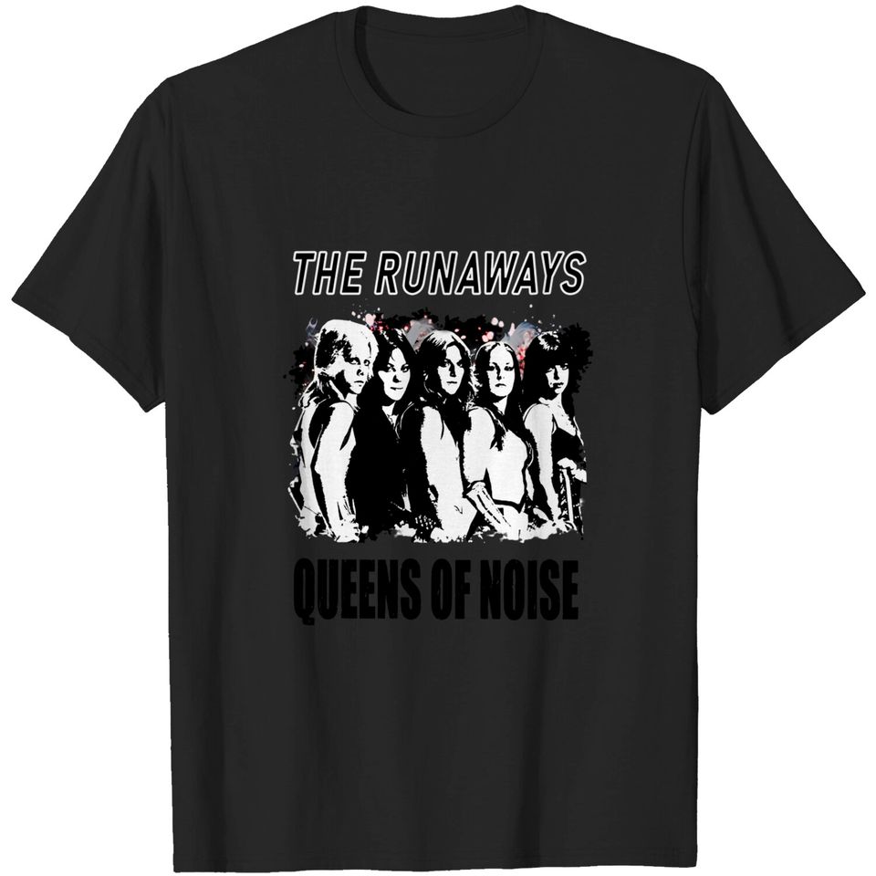 The Runaways in stecil style 2 - Music - T-Shirt