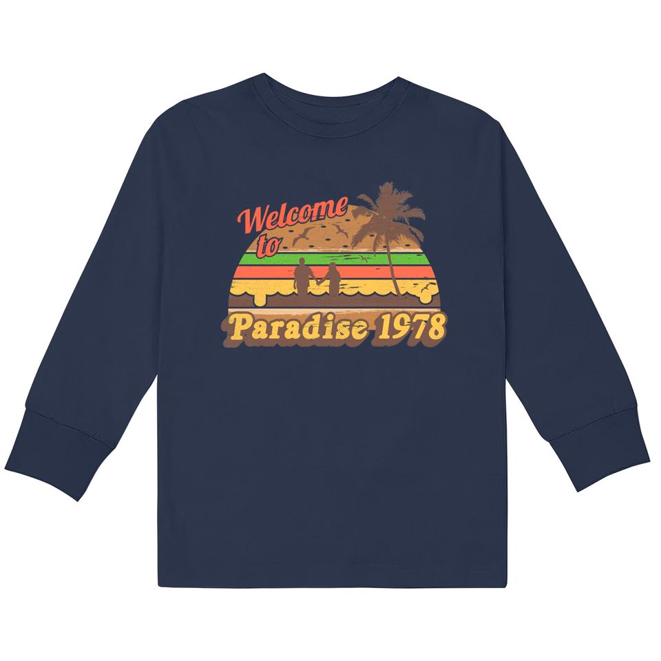 CHEESEBURGER IN PARADISE - Vacation -  Kids Long Sleeve T-Shirts
