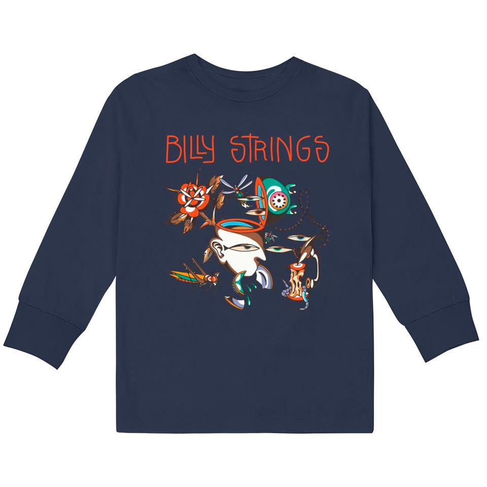 Billy strings art - Billy Strings -  Kids Long Sleeve T-Shirts