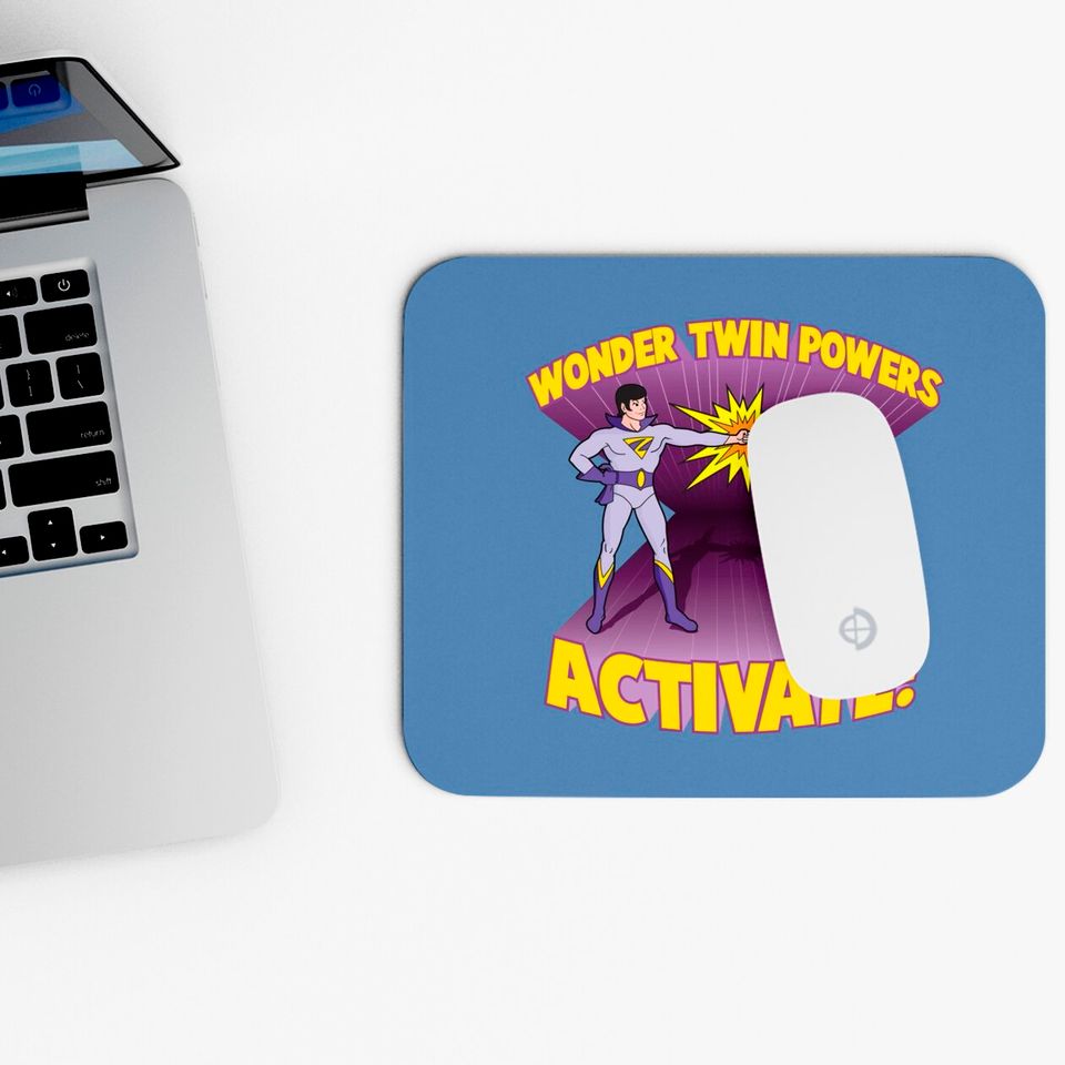 Wonder Twin Powers Activate! - Wonder Twins - Mouse Pads
