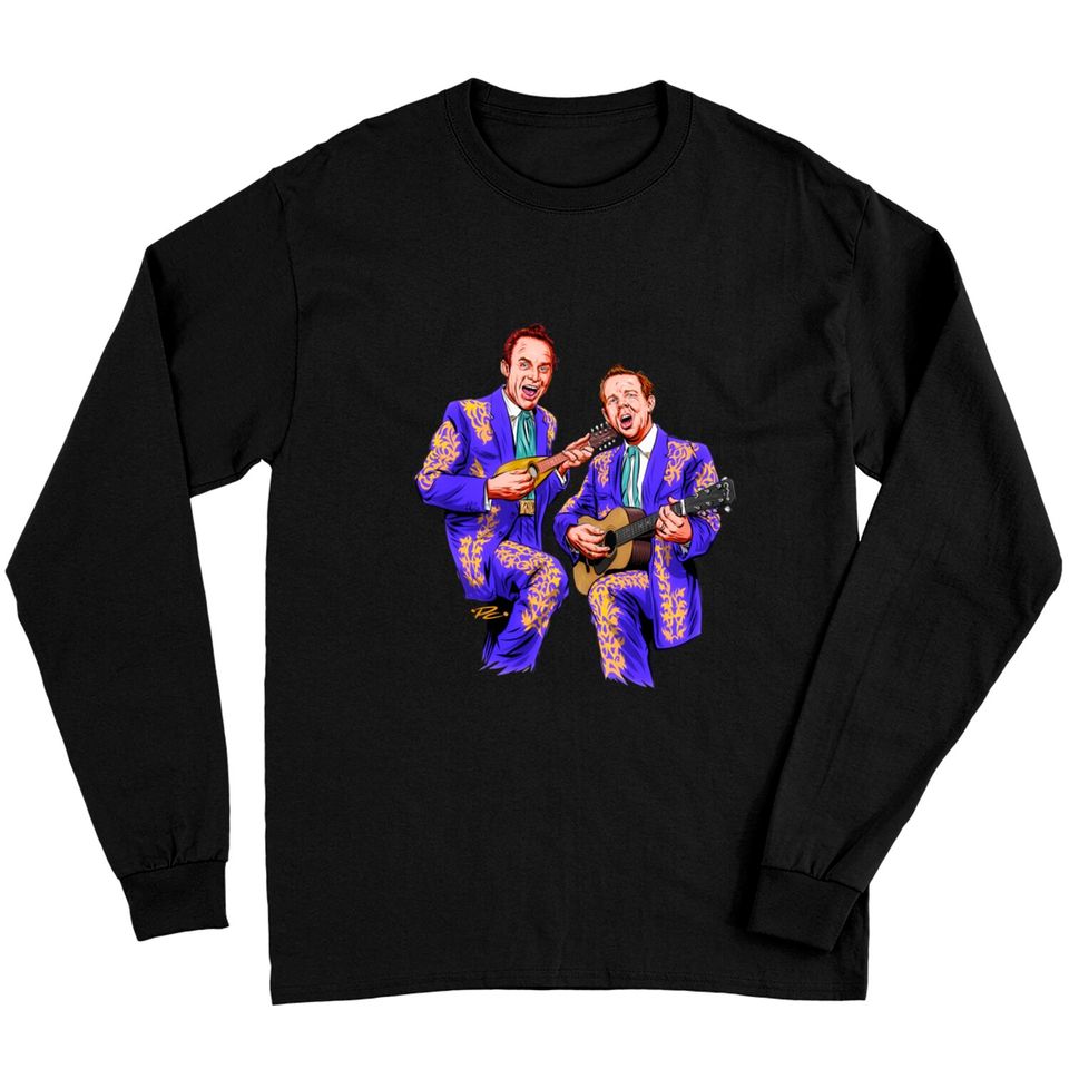 The Louvin Brothers - An illustration by Paul Cemmick - The Louvin Brothers - Long Sleeves