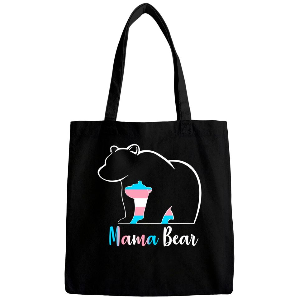 LGBT Mama Bear Transgender Pride Equal Rights Rainbow Flag Bags