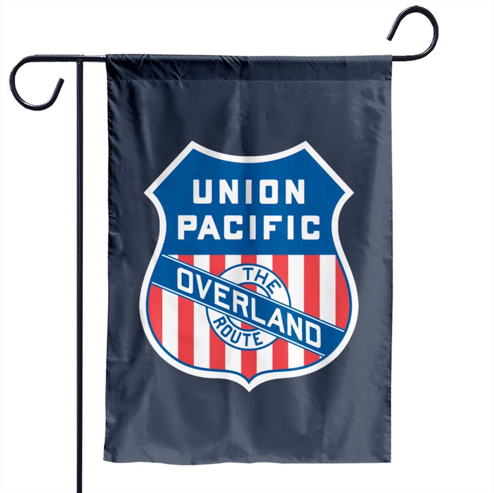 Union Pacific Railroad Obsolete Logo - Union Pacific Railroad - Garden Flags
