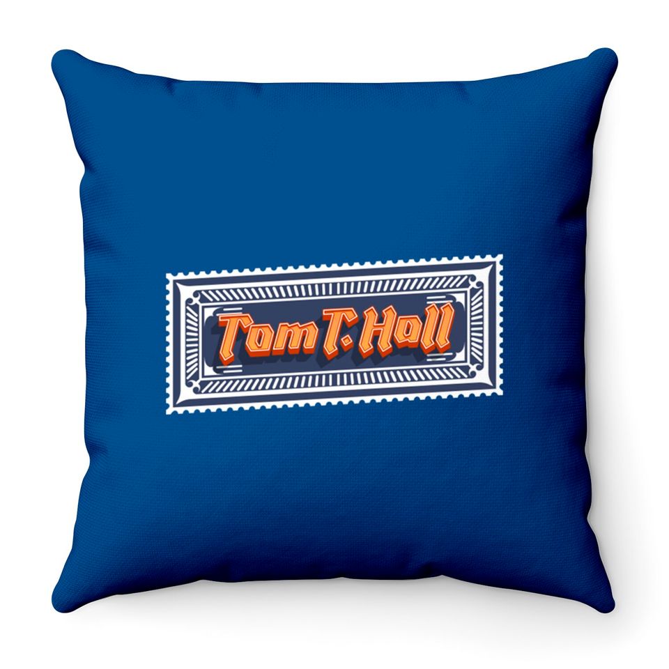 The Storyteller - Tom T Hall - Throw Pillows