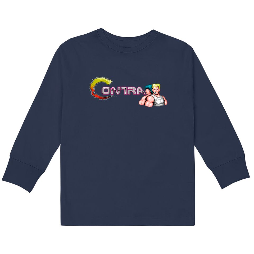 Contra - Nintendo -  Kids Long Sleeve T-Shirts