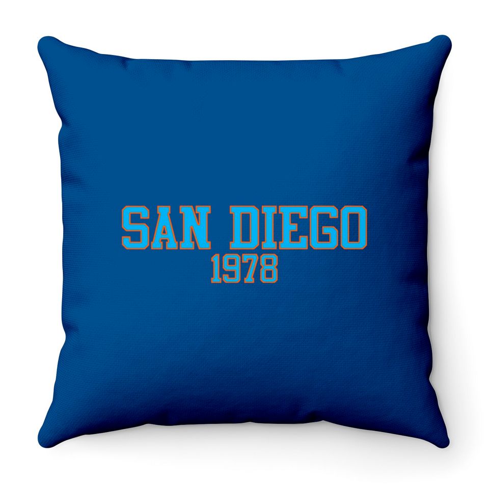 San Diego 1978 - 1978 - Throw Pillows
