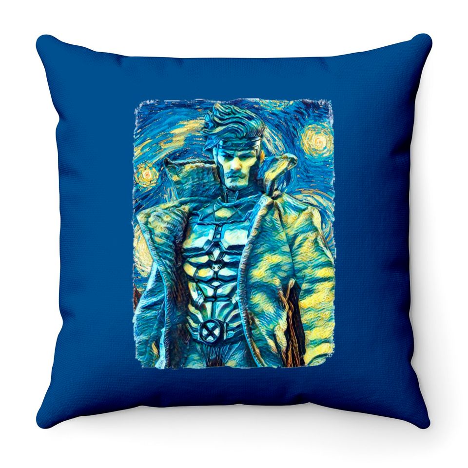 Gambit Van Gogh Style - Gambit - Throw Pillows