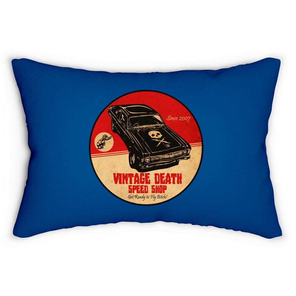 Vintage Death Speed Shop - Deathproof - Lumbar Pillows