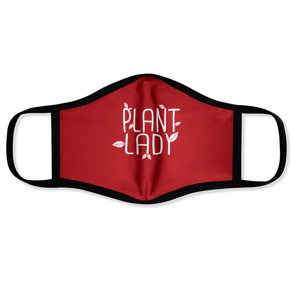 Plant lady for female gardener - Plant Lady - Face Masks