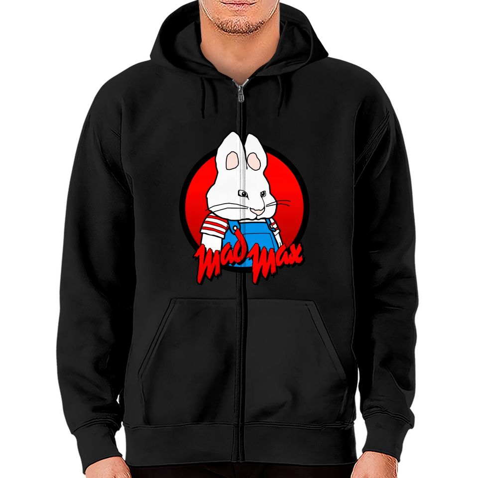 Angry Bunny - Max And Ruby - Zip Hoodies