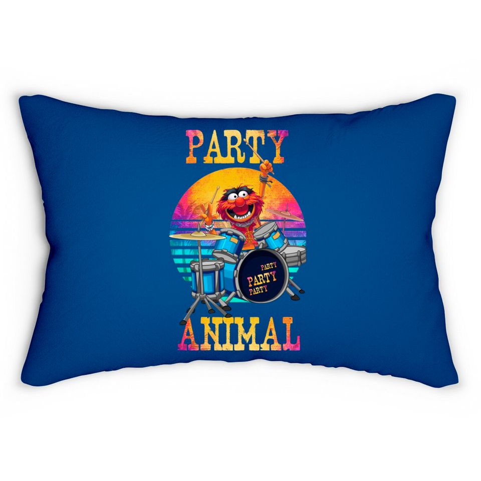 retro party animal - Muppets - Lumbar Pillows
