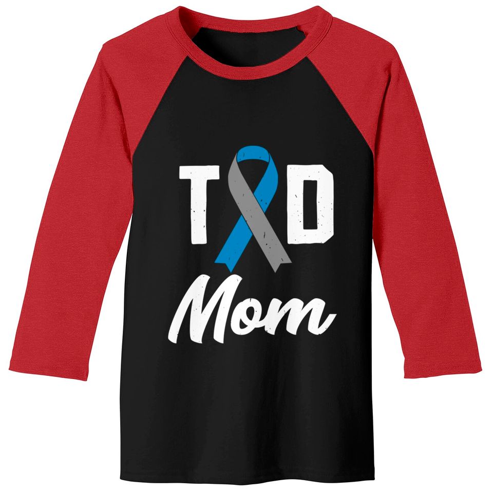 T1D Mom Diabetes Insulin awareness month - Diabetes - Baseball Tees