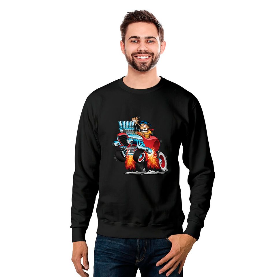 American Hot Rod Car Race Sweatshirts