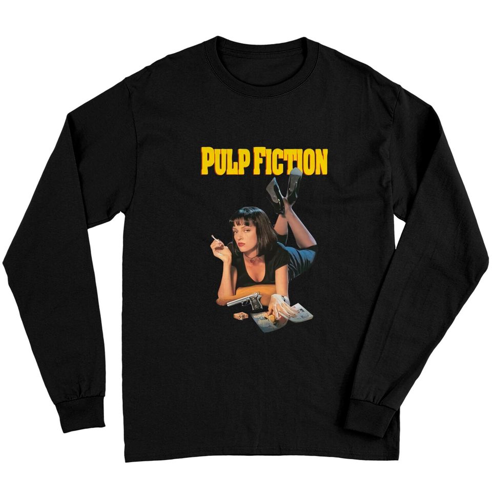 Pulp Fiction Shirt, Pulp Fiction Tee, Uma Thurman Long Sleeves