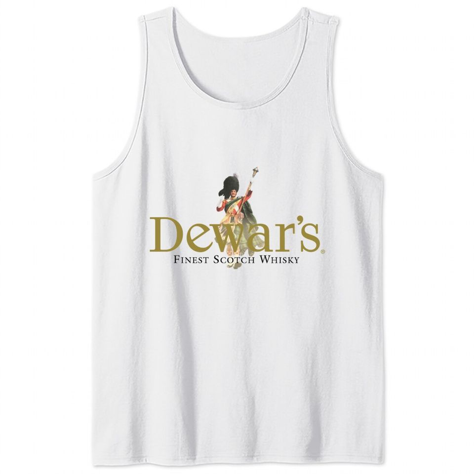 DEWAR'S-Blended Scotch Whisky-Logo Tank Tops