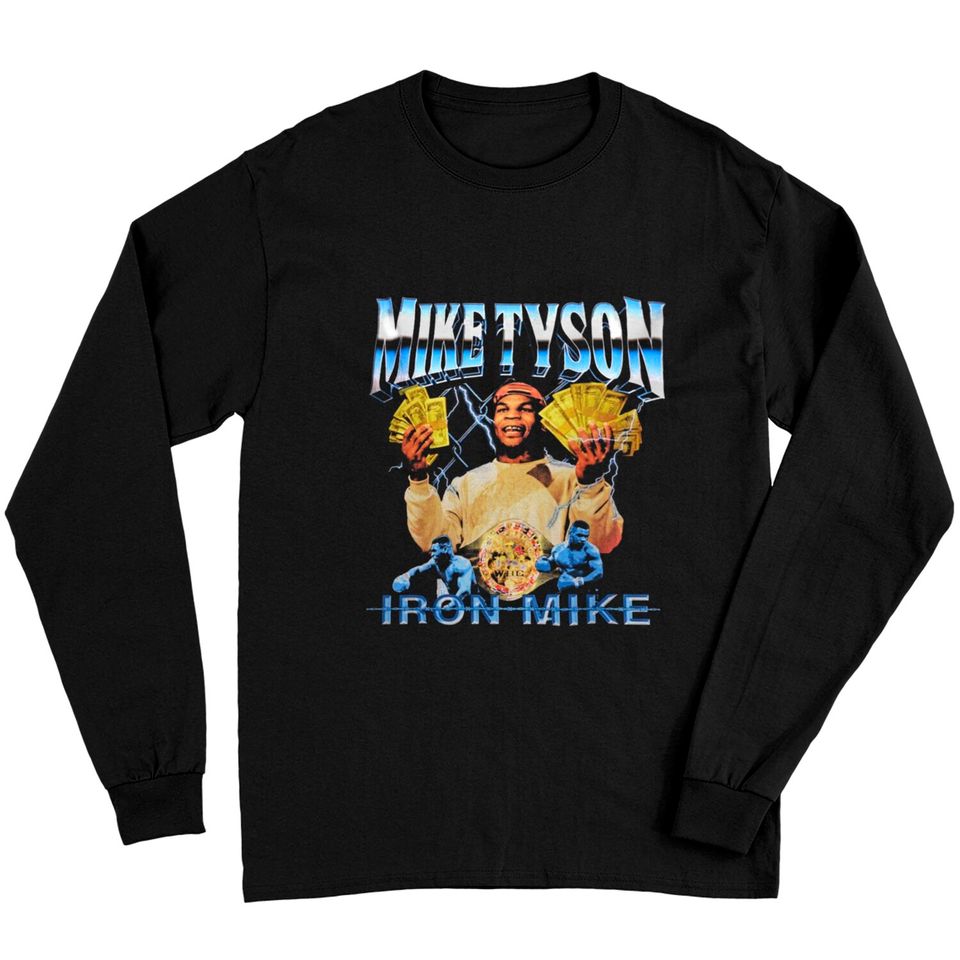 Iron Mike Tyson Long Sleeves, Tyson Vintage Tee, Mike Tyson Retro Inspired T Shirt