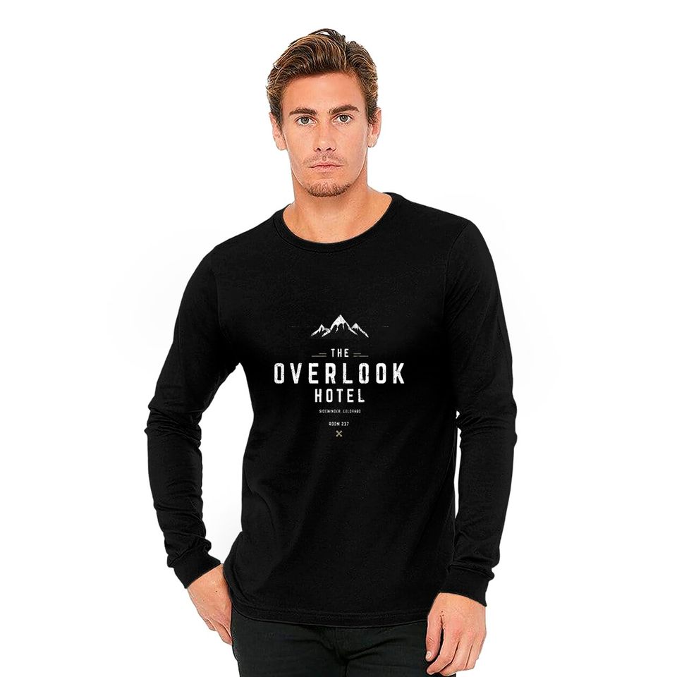 Overlook Hotel modern logo - Overlook Hotel - Long Sleeves