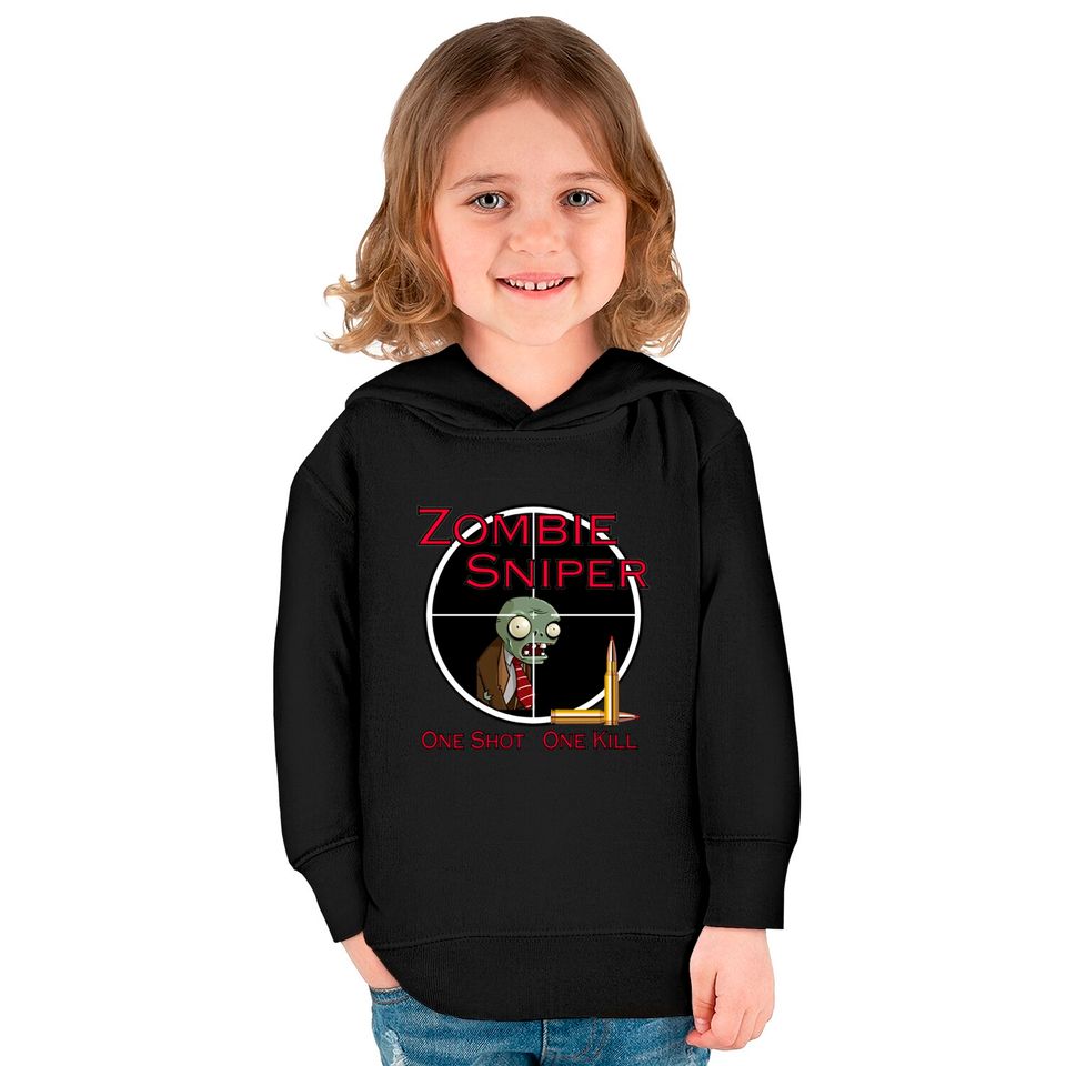 Zombie Sniper Squad - Zombie - Kids Pullover Hoodies